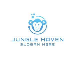 Cyber Tech Monkey logo design