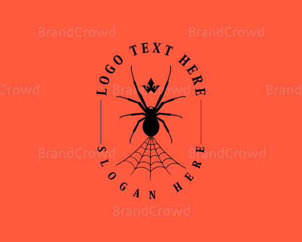 Arachnid Spider Web Logo