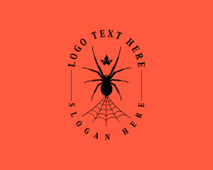 Web - Arachnid Spider Web logo design