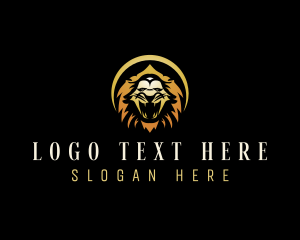 Wildlife - Wild Lion Roar logo design