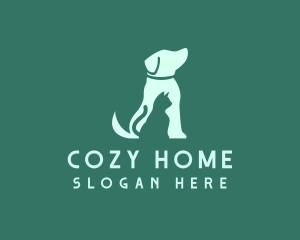 Cat Dog Pet logo design