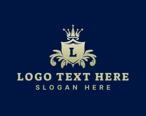 Noble - Luxury Crown Crest logo design