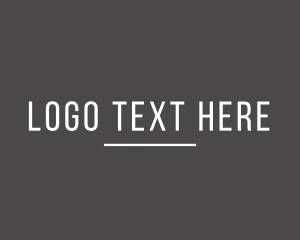 Minimalist - Minimalist Line Wordmark logo design