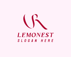 Elegant Feminine Letter R Logo