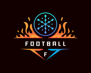 Thermal - Ice Fire Hvac logo design