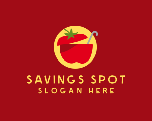 Tomato Soup Restaurant logo design