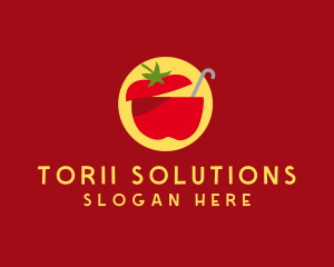 Tomato Soup Restaurant logo design