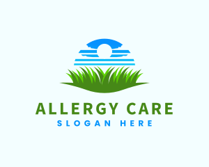 Sky Grass Lawn Care logo design