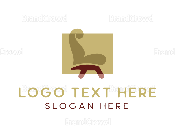 Seat Furniture Letter L Logo