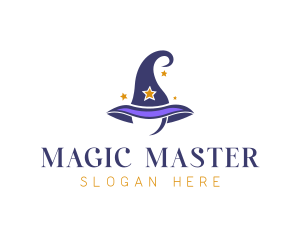 Wizard - Magic Wizard Hat logo design