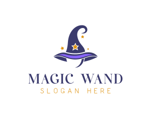 Magic Wizard Hat logo design