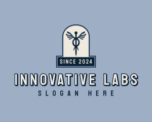 Pharmaceutical Lab Clinic logo design