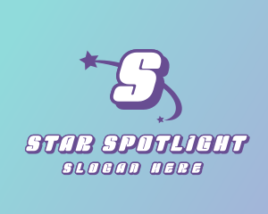 Cosmic Shooting Star  logo design