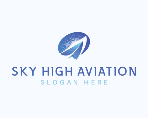 Aviation - Paper Plane Aviation logo design