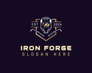 Forge - Welding Fabrication Industrial logo design