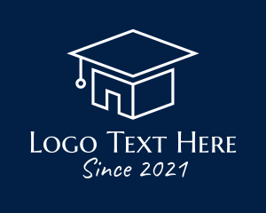 White - Online Masterclass Lesson logo design