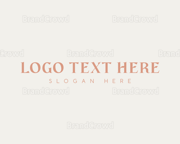 Elegant Business Wordmark Logo