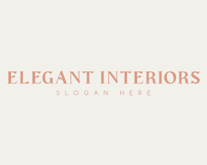 Elegant Business Wordmark logo design