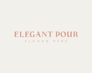 Elegant Business Wordmark logo design