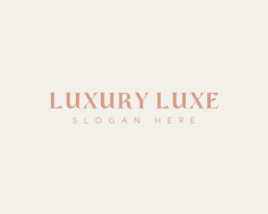 Elegant Business Wordmark logo design