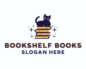 Books - Pet Cat Books logo design