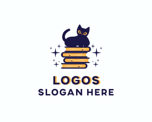 Pet - Pet Cat Books logo design