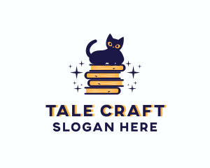 Story - Pet Cat Books logo design