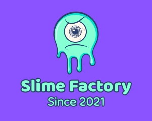 Eyeball Slime Monster  logo design