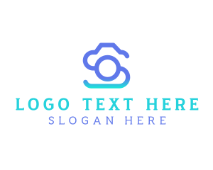 Instagram - Letter S Camera logo design