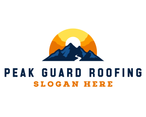 Peak Mountain Trekking logo design