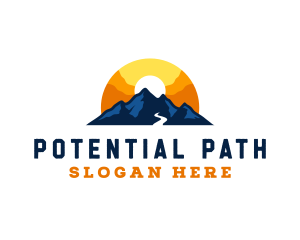 Peak Mountain Trekking logo design