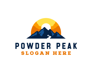 Peak Mountain Trekking logo design