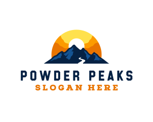 Peak Mountain Trekking logo design