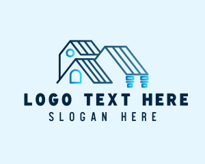 Real Estate - House Roof Architecture logo design