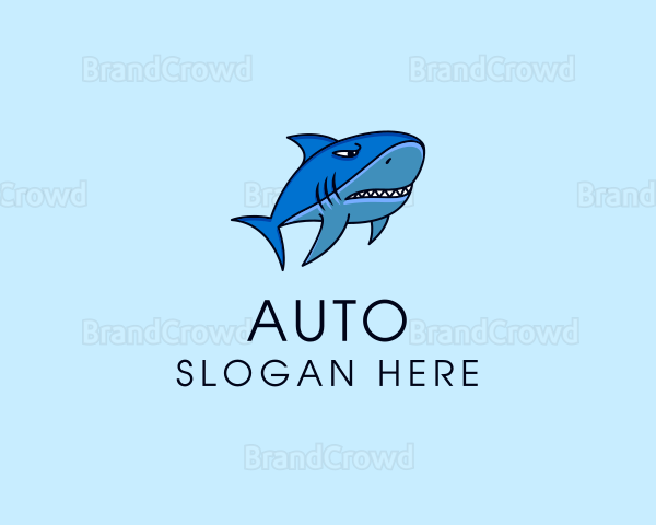 Shark Sea Creature Logo
