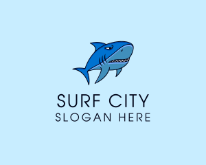 Shark Sea Creature logo design