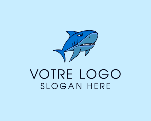Surf - Shark Sea Creature logo design
