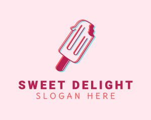 Sherbet - Cold Popsicle Anaglyph logo design