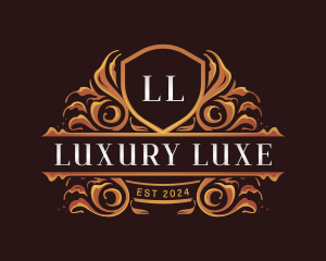 Ornamental Luxury Crest logo design