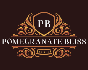 Ornamental Luxury Crest logo design