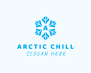 Frost - Winter Snowflake Decoration logo design