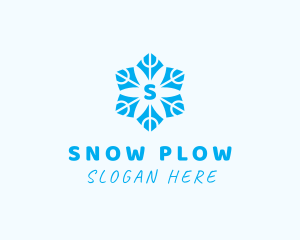 Winter Snowflake Decoration logo design