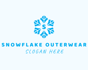 Winter Snowflake Decoration logo design