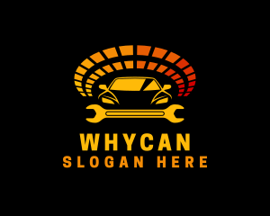 Automotive Car Wrench Logo