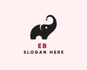 Education - Animal Elephant Painter logo design