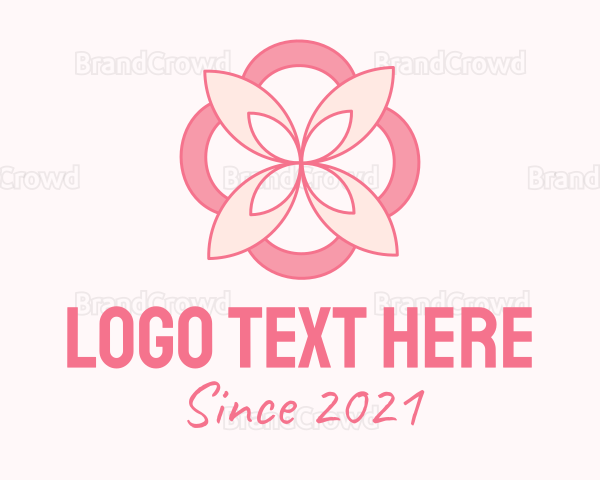 Cute Flower Boutique Logo