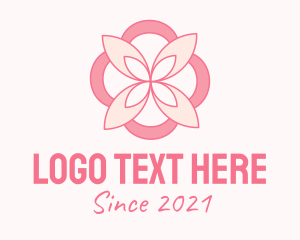 Flower Stall - Cute Flower Boutique logo design