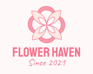 Cute Flower Boutique  logo design