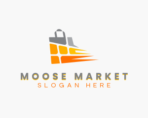 Market Shopping Bag logo design