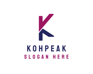 Modern Generic Letter K logo design